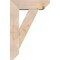 Ekena Millwork Traditional Slat Smooth Bracket w/ Offset Brace, Douglas Fir, 7 1/2"W x 24"D x 36"H BKT0806X24X36TRA06SDF - alternate 4